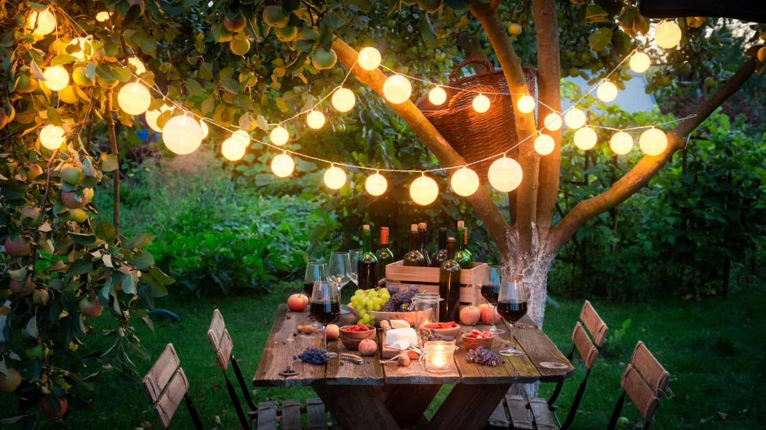 Terrasse &eacute;clairage Daniel Moquet Jardin