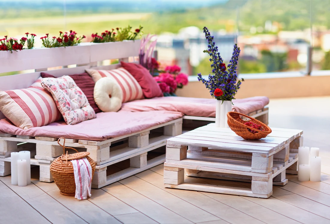 Terrasse unique et personnalis&eacute;