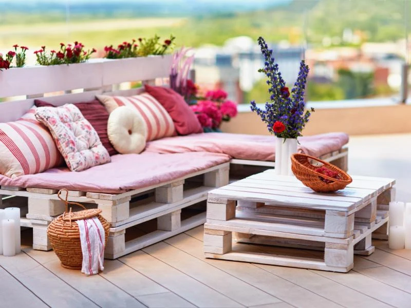 Avec la récupération, sortez des standards, rendez votre terrasse unique !